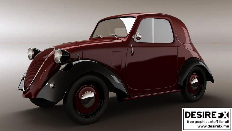 Desire FX 3d models | Fiat 500 Topolino 1936