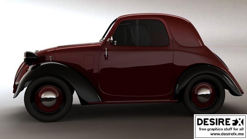 Desire FX 3d models | Fiat 500 Topolino 1936