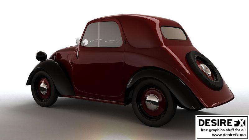 Desire FX 3d models | Fiat 500 Topolino 1936