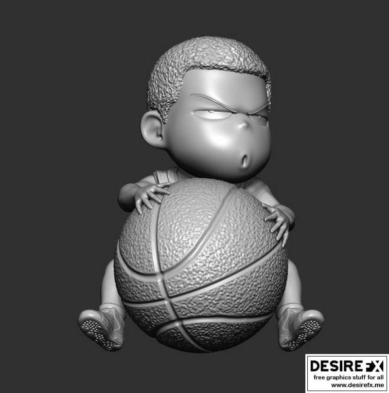 3D file hanamichi sakuragi Lamp 🔦・3D printer model to download・Cults