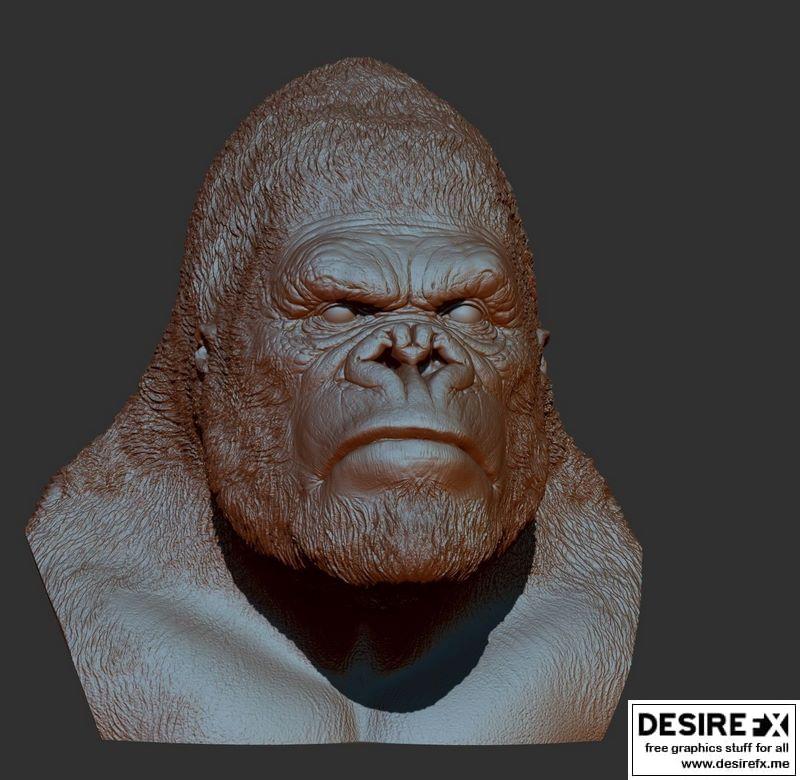 Desire FX 3d models | King kong bust 3D print model