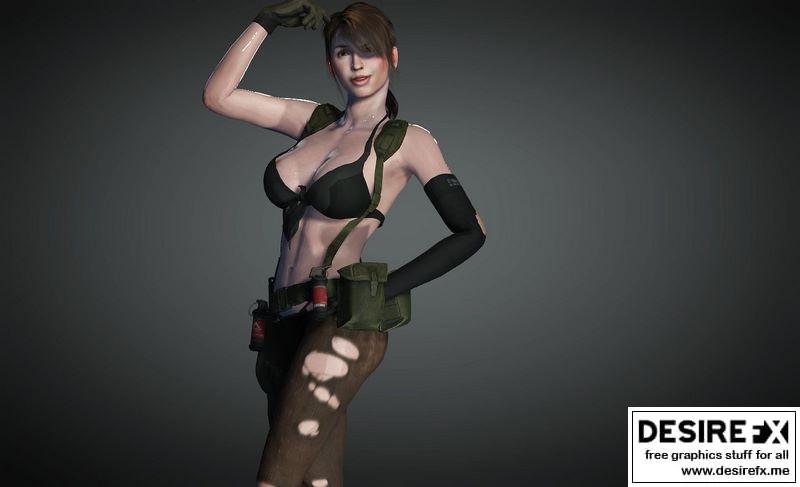 Quiet - Metal Gear Solid 5 Phantom Pain 3D model 3D printable