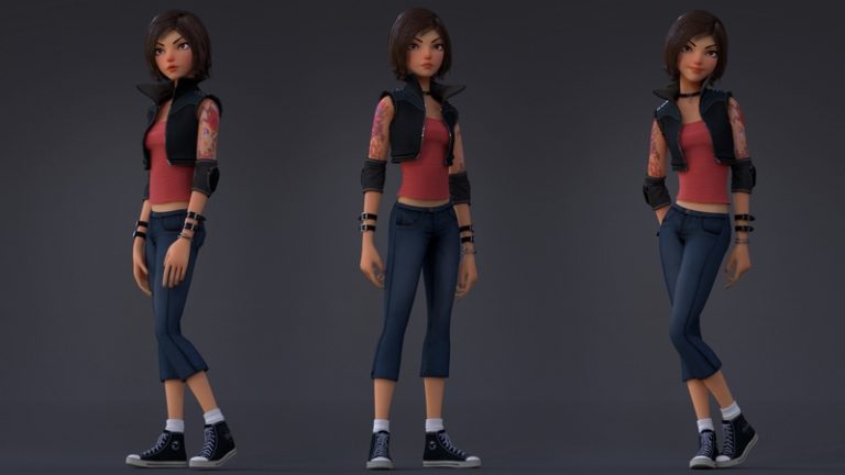 Desire FX 3d models | Violet Cartoon character