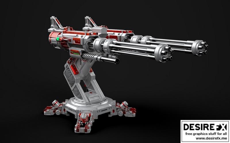 Desire FX 3d models | Sci-Fi Laser Turret