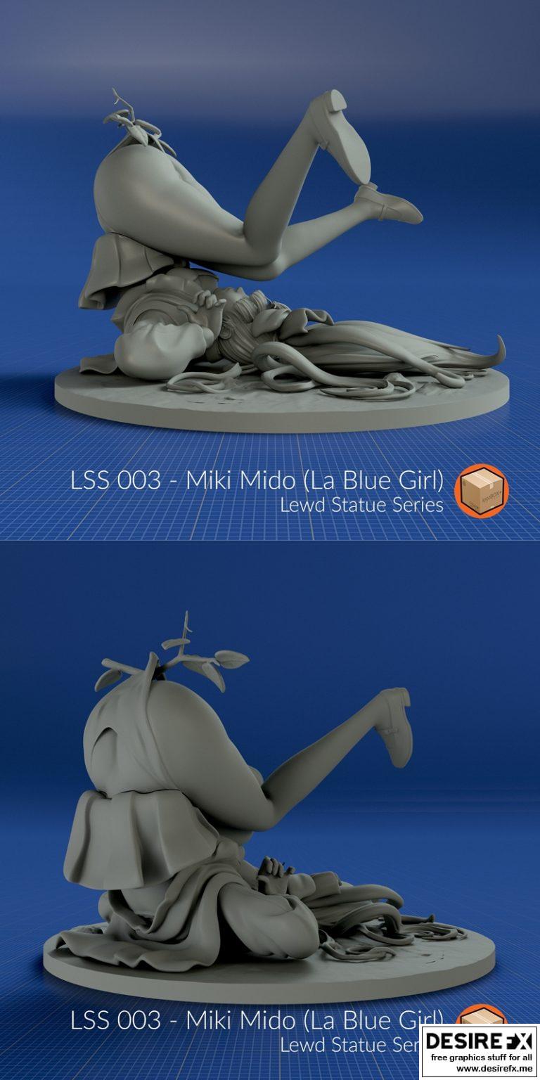 Desire FX 3d models | LSS 003 – Miki Mido (La Blue Girl) – 3D Print ...