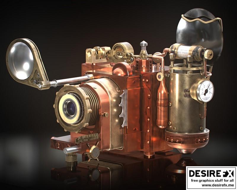 Desire FX 3d models | Steam Punk Camera