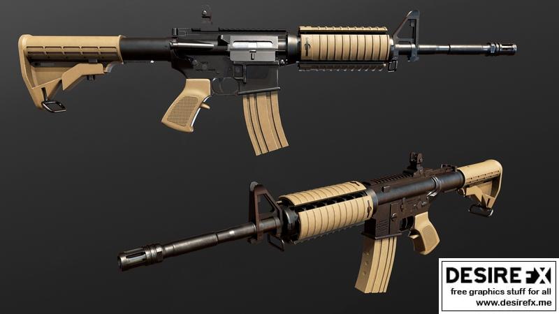Desire FX 3d models | M4 high quality game ready model