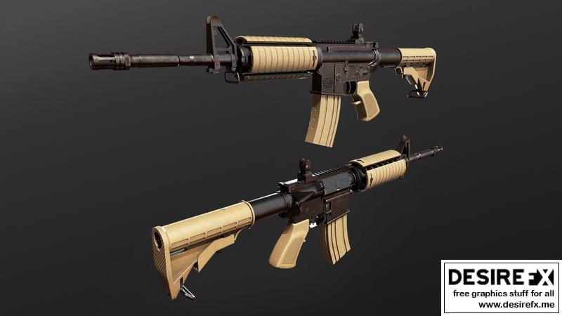Desire FX 3d models | M4 high quality game ready model