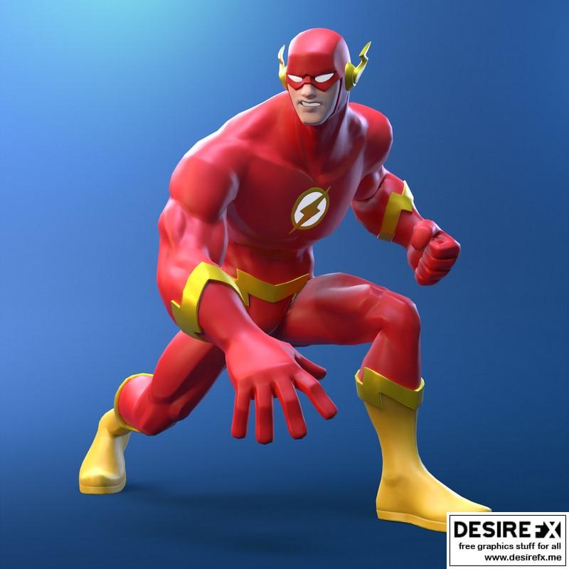 Desire FX 3d models | The Flash Multiversus Fanart