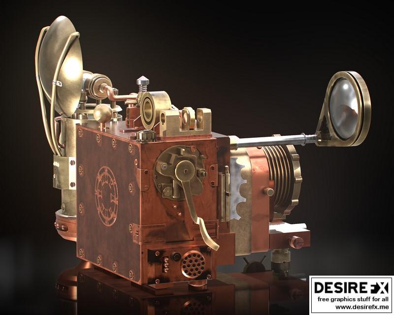 Desire FX 3d models | Steam Punk Camera