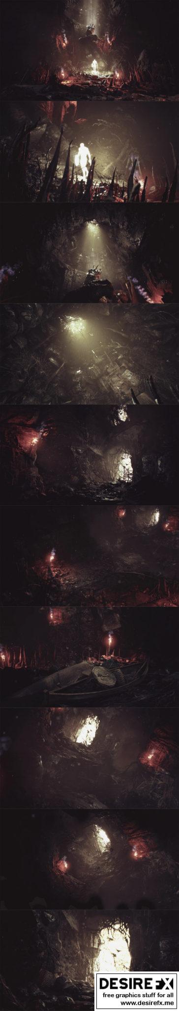 Desire FX 3d models | Ancient Cavern Set III