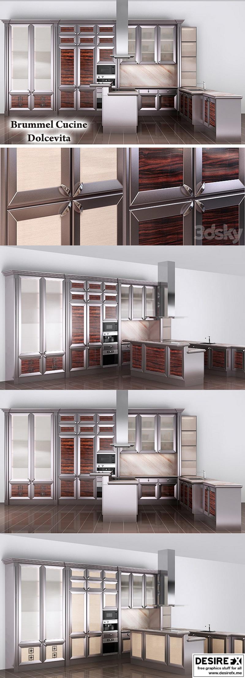 Desire FX 3d models | Kitchen Brummel Cucine Dolcevita – 3D Model