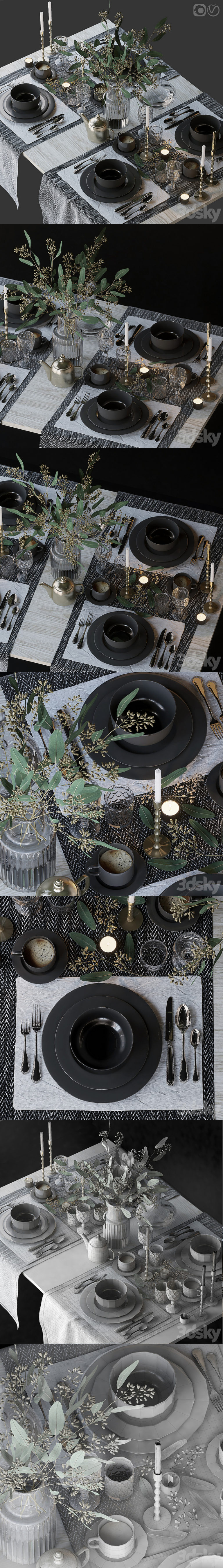 Desire FX 3d models | Table Setting 68 – 3D Model