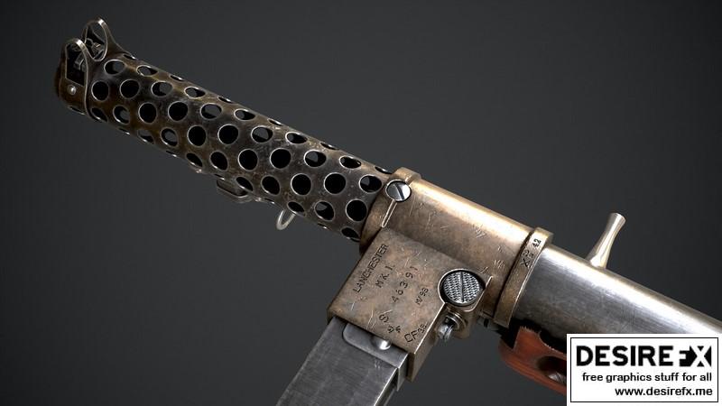 Desire FX 3d models | Lanchester Submachine Gun