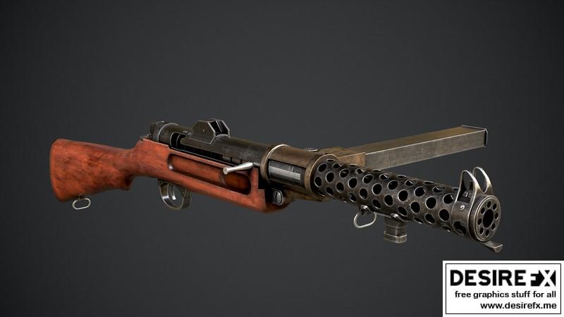 Desire FX 3d models | Lanchester Submachine Gun