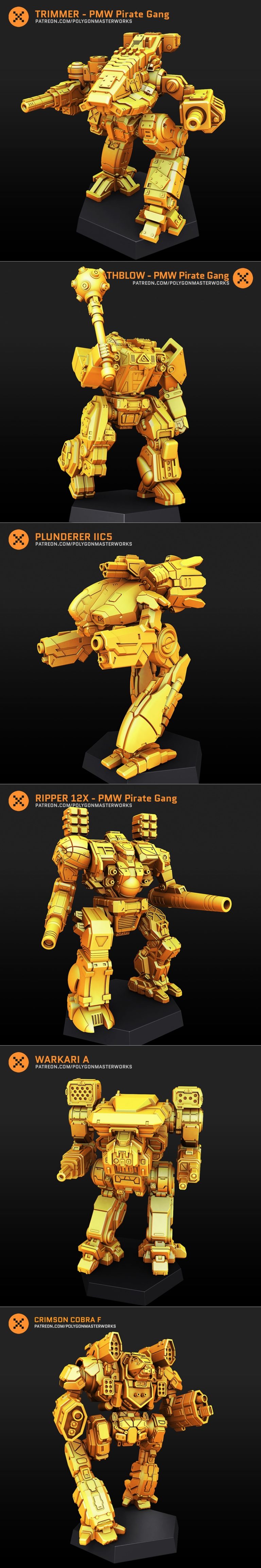 Desire FX 3d models | Polygon Masterworks Pack – 3D Print Model STL