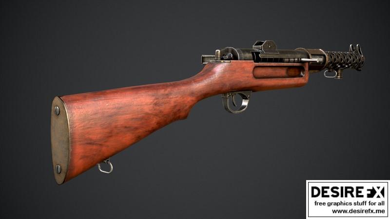 Desire FX 3d models | Lanchester Submachine Gun