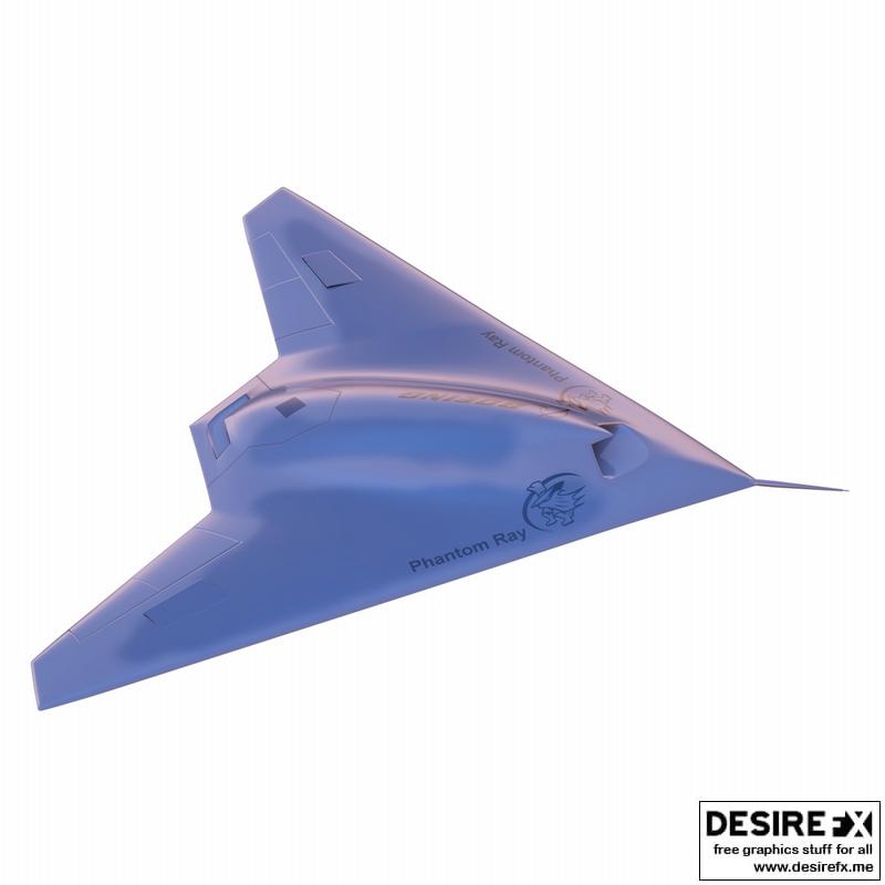 Desire FX 3d models | Boeing X-45C Phantom Ray X-46 UCASUCAS-D