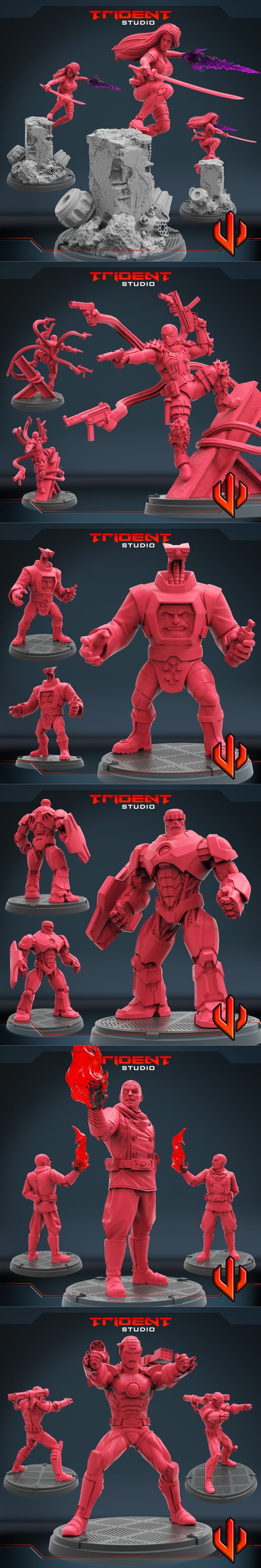 Desire FX 3d models | Trident Studio April 2023 – 3D Print Model STL