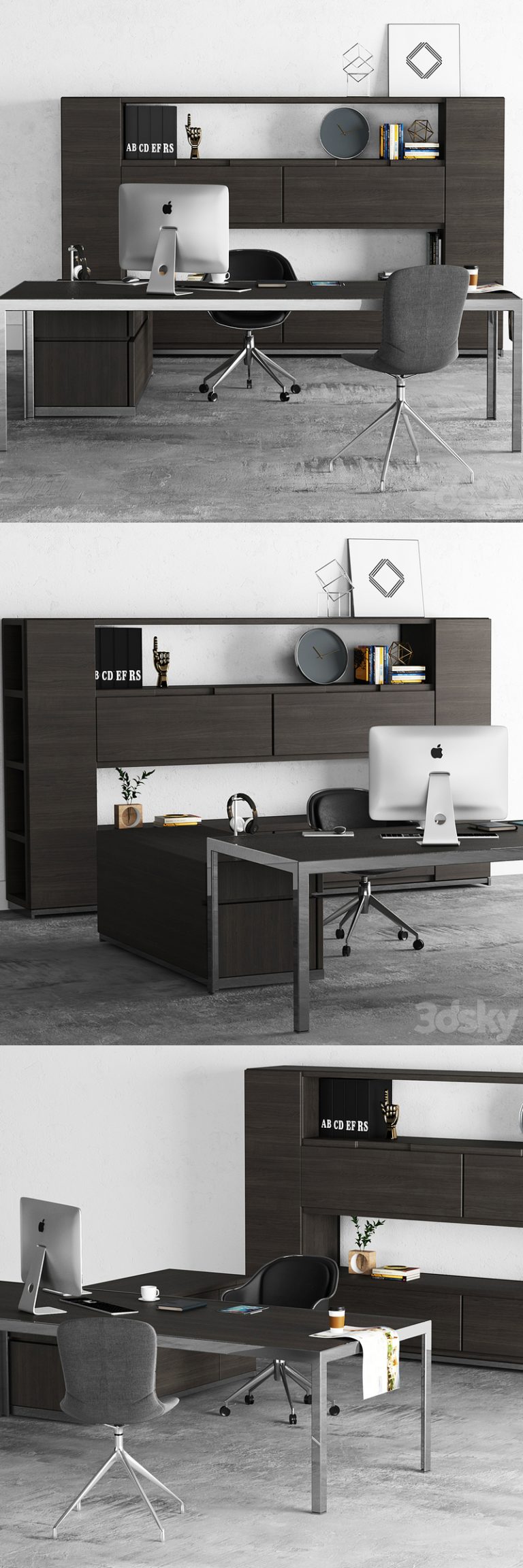 Desire FX 3d Models | Executive Office B & B Italia – 3D Model