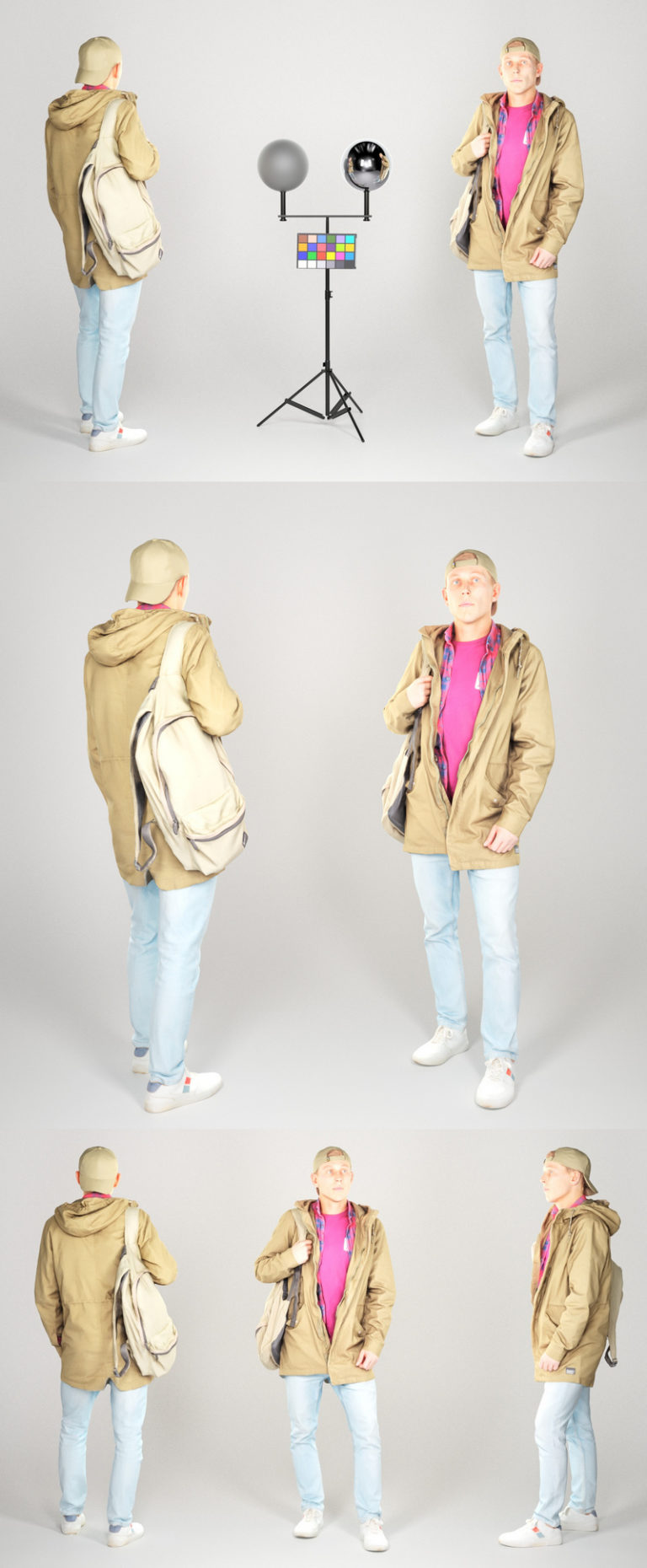Desire FX 3d models | Male Casual Style With Backpack 24 – 3D Model