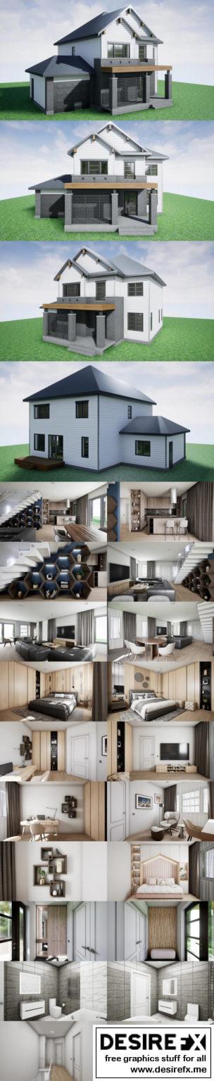 Desire FX 3d models | Modern House
