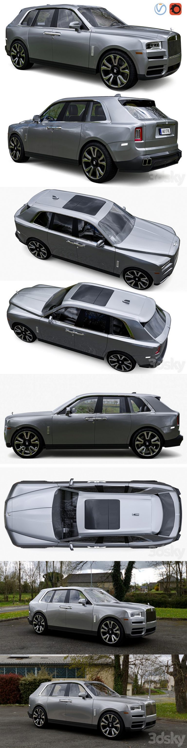 Desire FX 3d models | Rolls Royce Cullinan