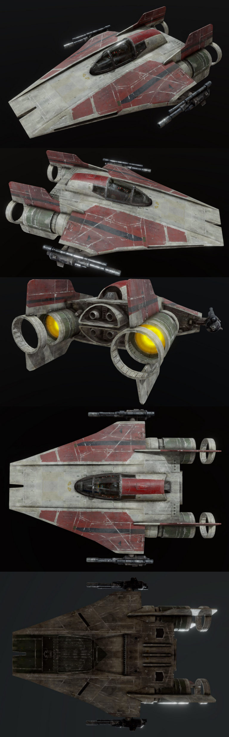 Desire FX 3d models | Star Wars A-Wing – 3D Model