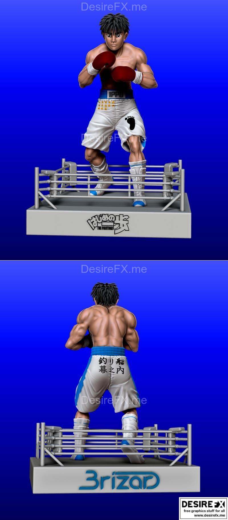 Hajime no Ippo figure 3D model 3D printable