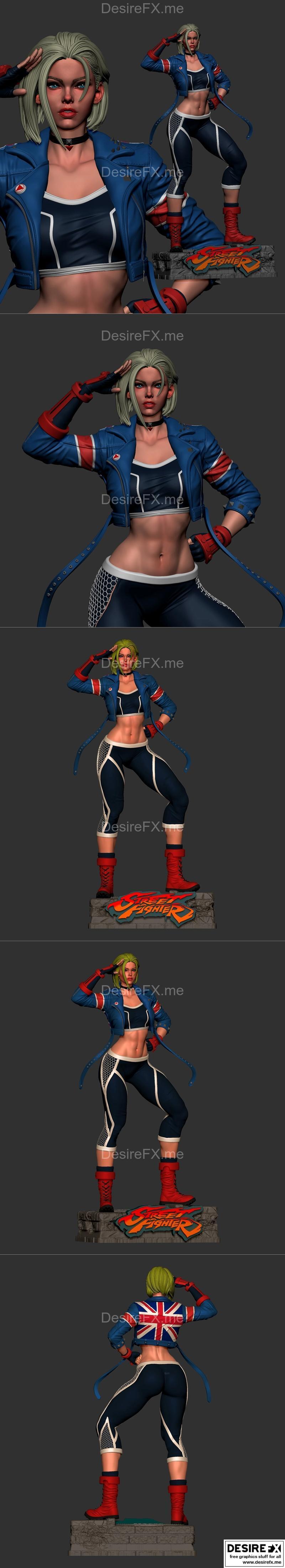 STL file Cammy SF6 🦸・3D print design to download・Cults