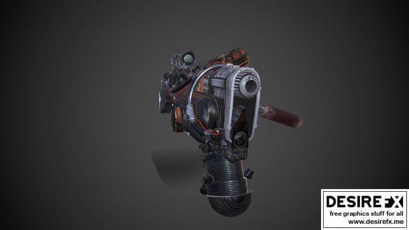 Desire FX 3d models | Gaming Gun asset