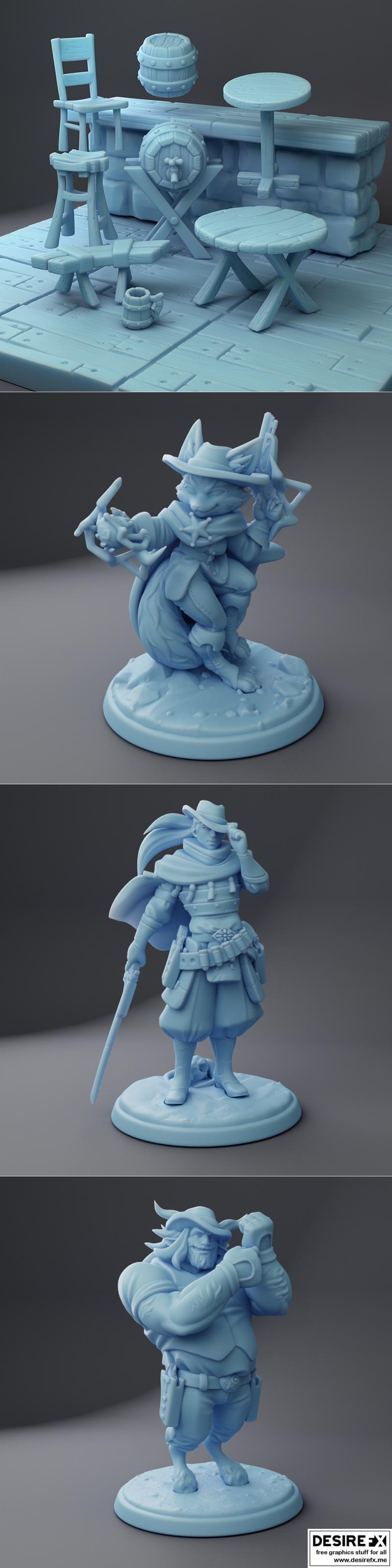 Desire FX 3d models | Twin Goddess Miniatures June 2023 – 3D Print ...