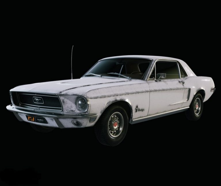 Desire FX 3d models | Ford Mustang 1968 Hardtop