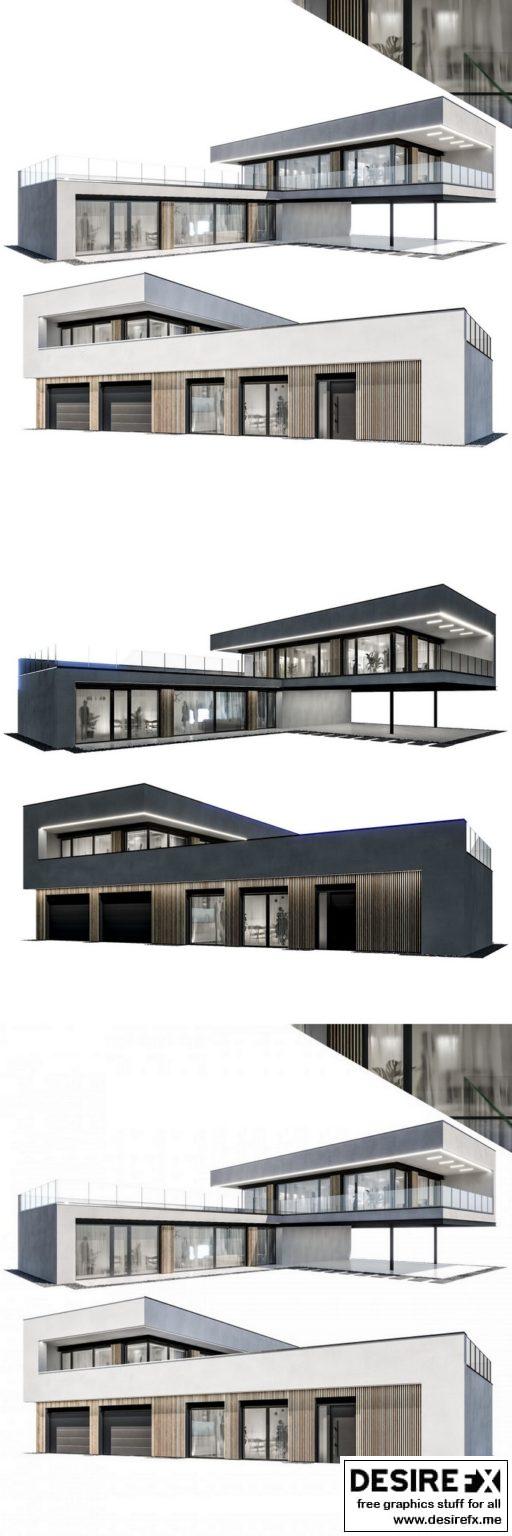 Desire FX 3d models | Modern house 09