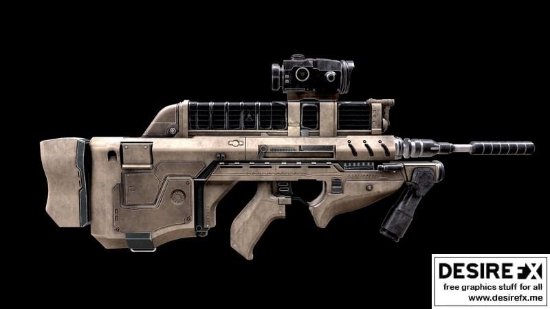 Desire FX 3d models | Metal Concept Gun