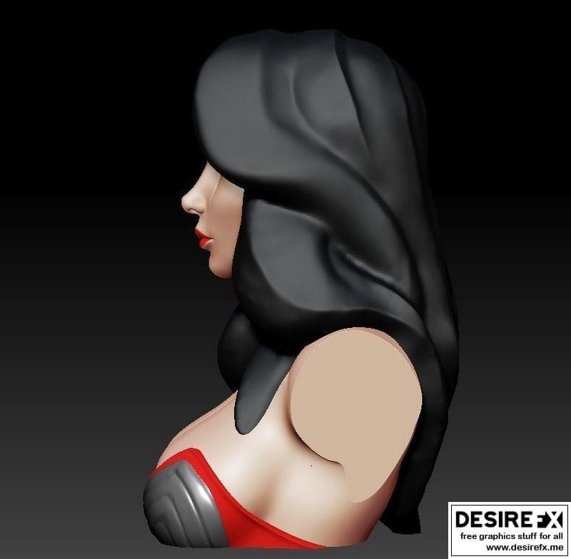 Woman Bust | 3D Print Model