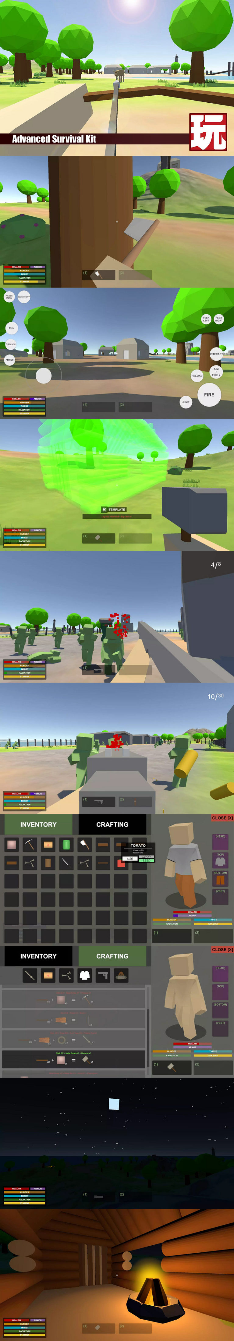 Desire FX 3d models | Advanced Survival Kit for Playmaker – FPS Game ...