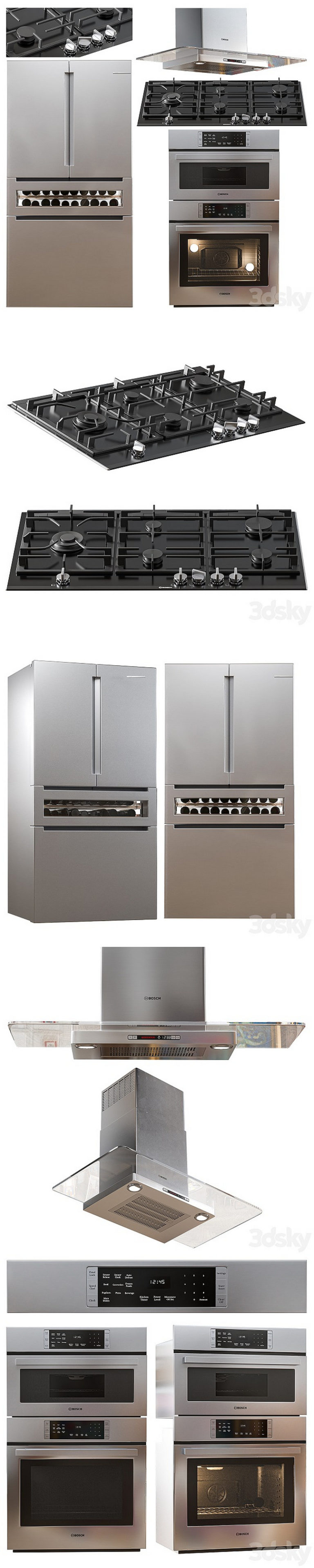 Desire FX 3d models | Bosch Appliance Set – 3D Model