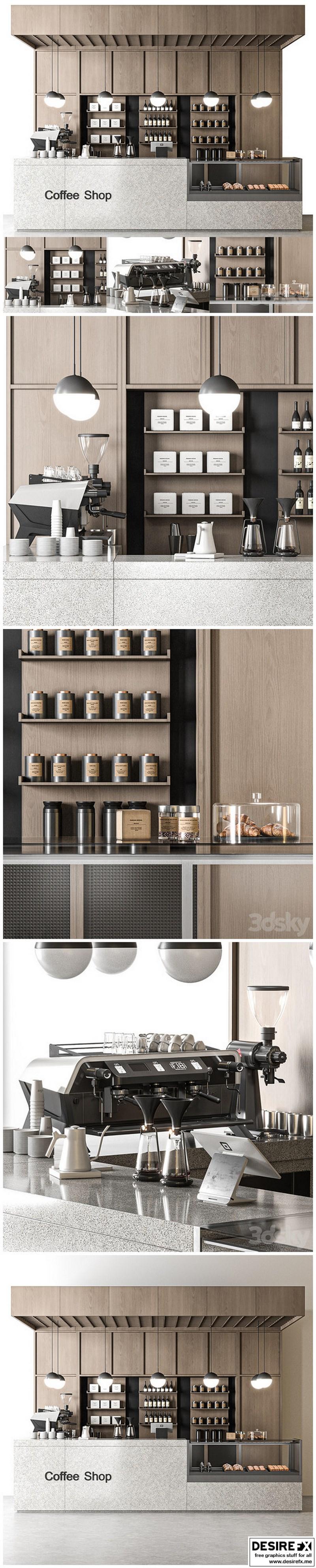 Desire FX 3d models | Coffee shop 07 – 3D Model