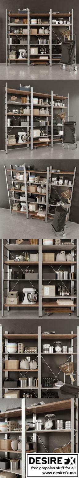 Desire FX 3d models | Decor Set Kitchen – 3D Model