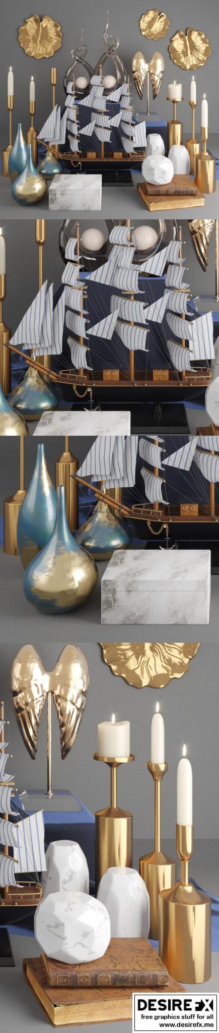 Desire FX 3d models | Decorative Set 12 – 3D Model