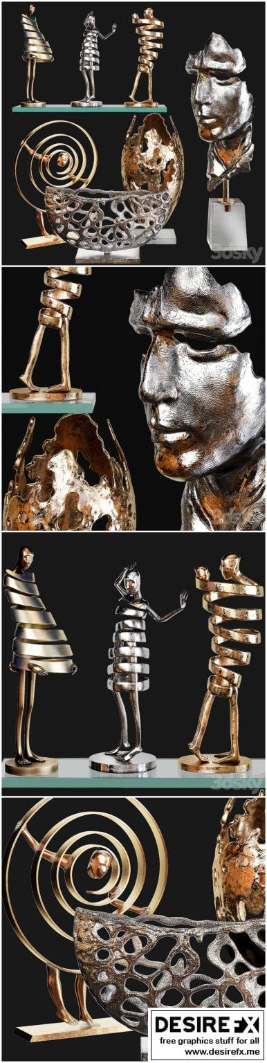 Desire FX 3d models | Decorative set 66 – 3D Model
