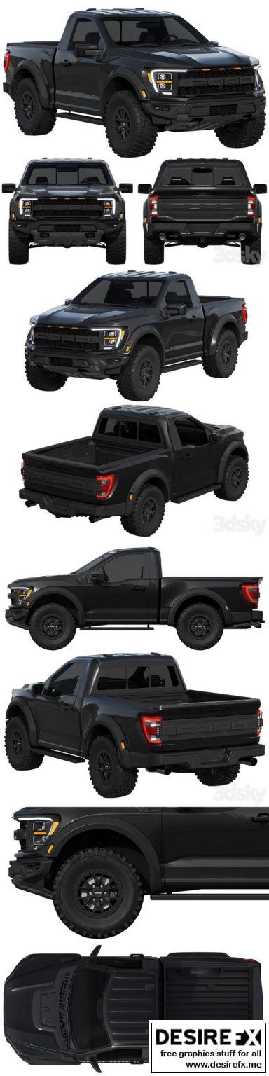 Regular Cab F 150 Raptor Desire FX 3d models | Ford F-150 Raptor Regular cab 2022