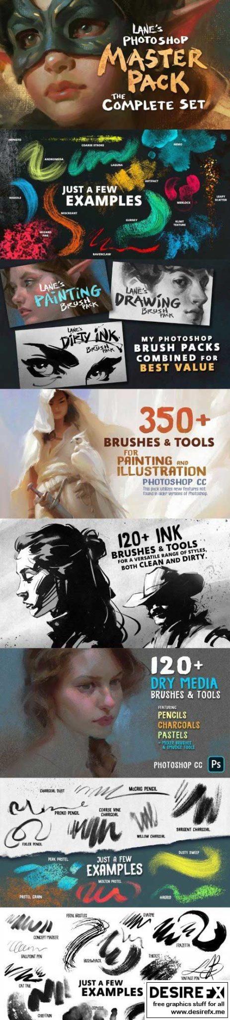 Master Pack Software Desire FX 3d models | Lane’s Photoshop Master Pack (The Complete Set)