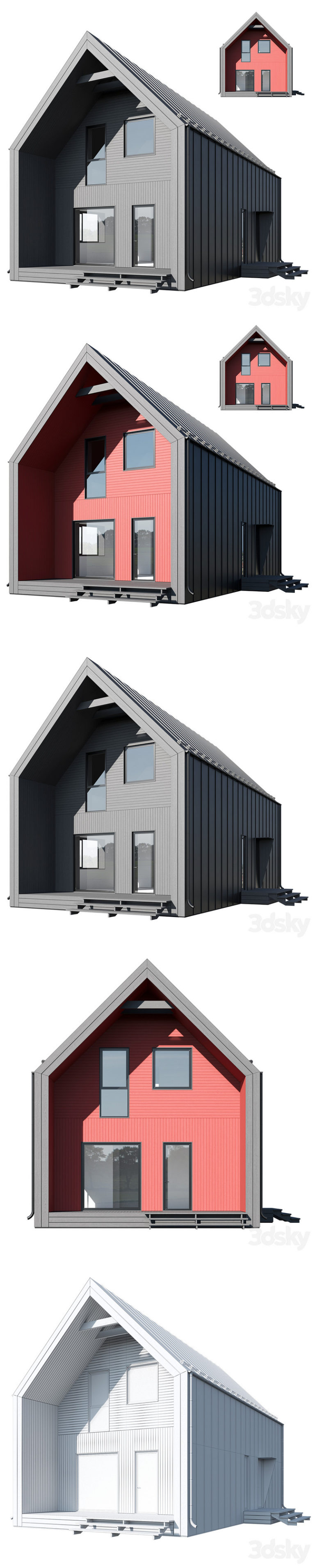 Desire FX 3d models | Modular house 002 – 3D Model