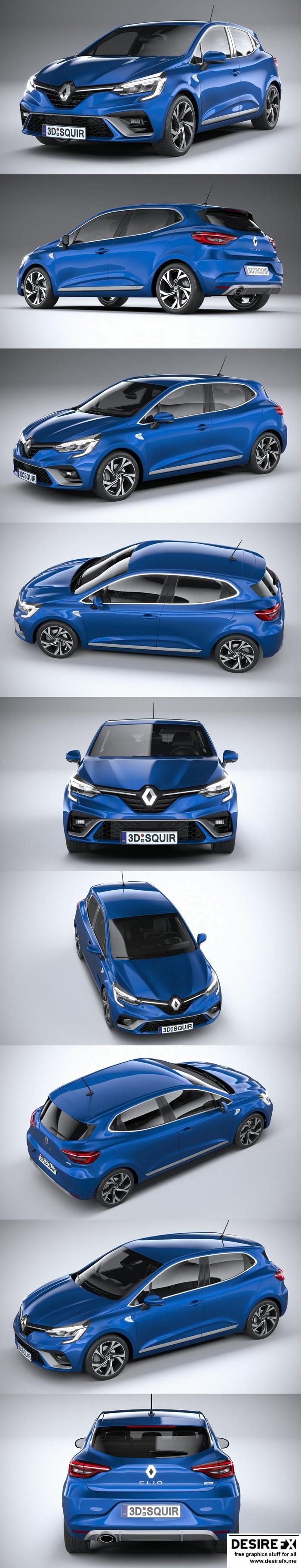 Desire FX 3d models | Renault Clio RS Line 2020