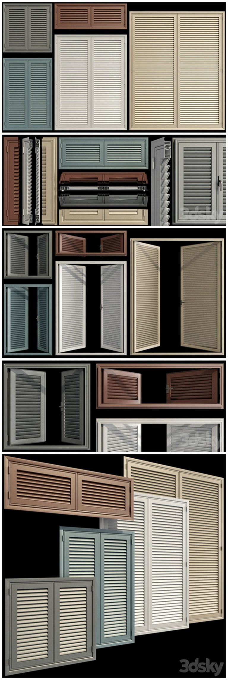 Desire FX 3d models | Shutter system for windows and doors – 3D Model
