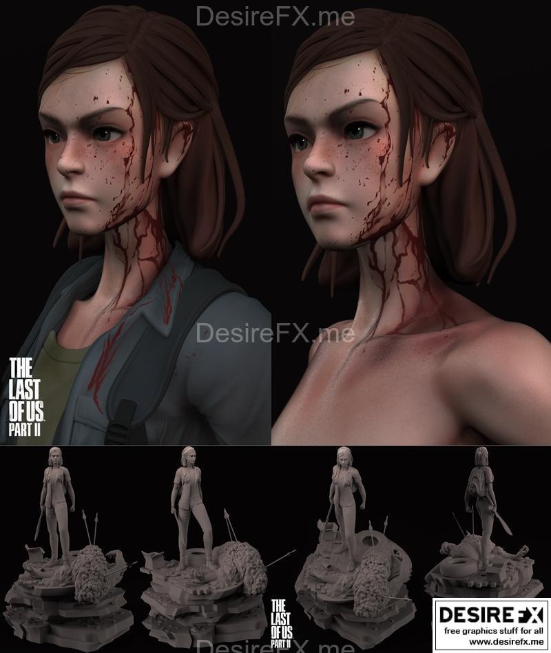 Desire FX 3d models  Ellie – The Last of Us 2 – 3D Print Model STL