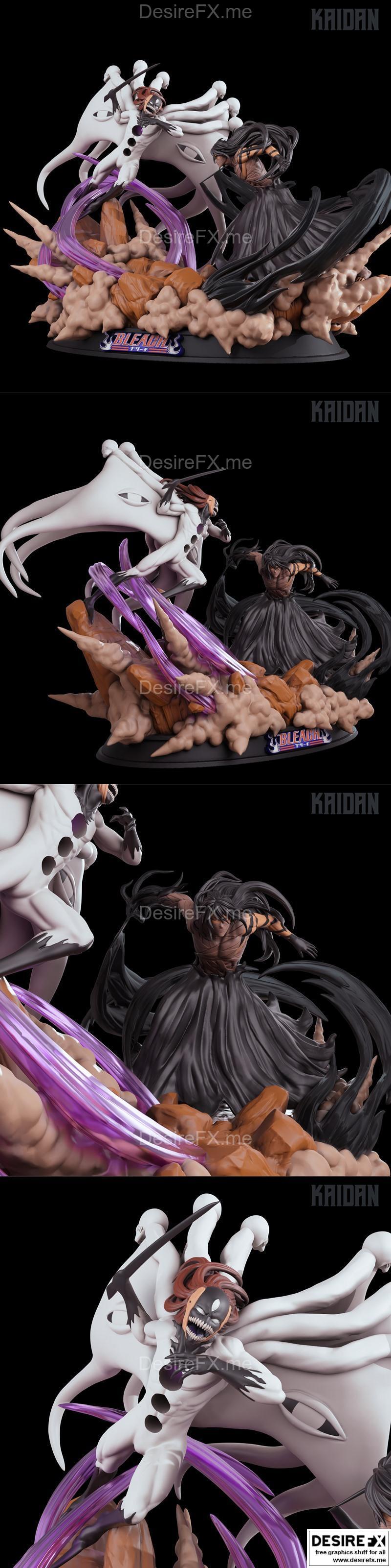 Desire FX 3d models | Kaidan Aizen vs Ichigo by Kaiden – 3D Print Model STL