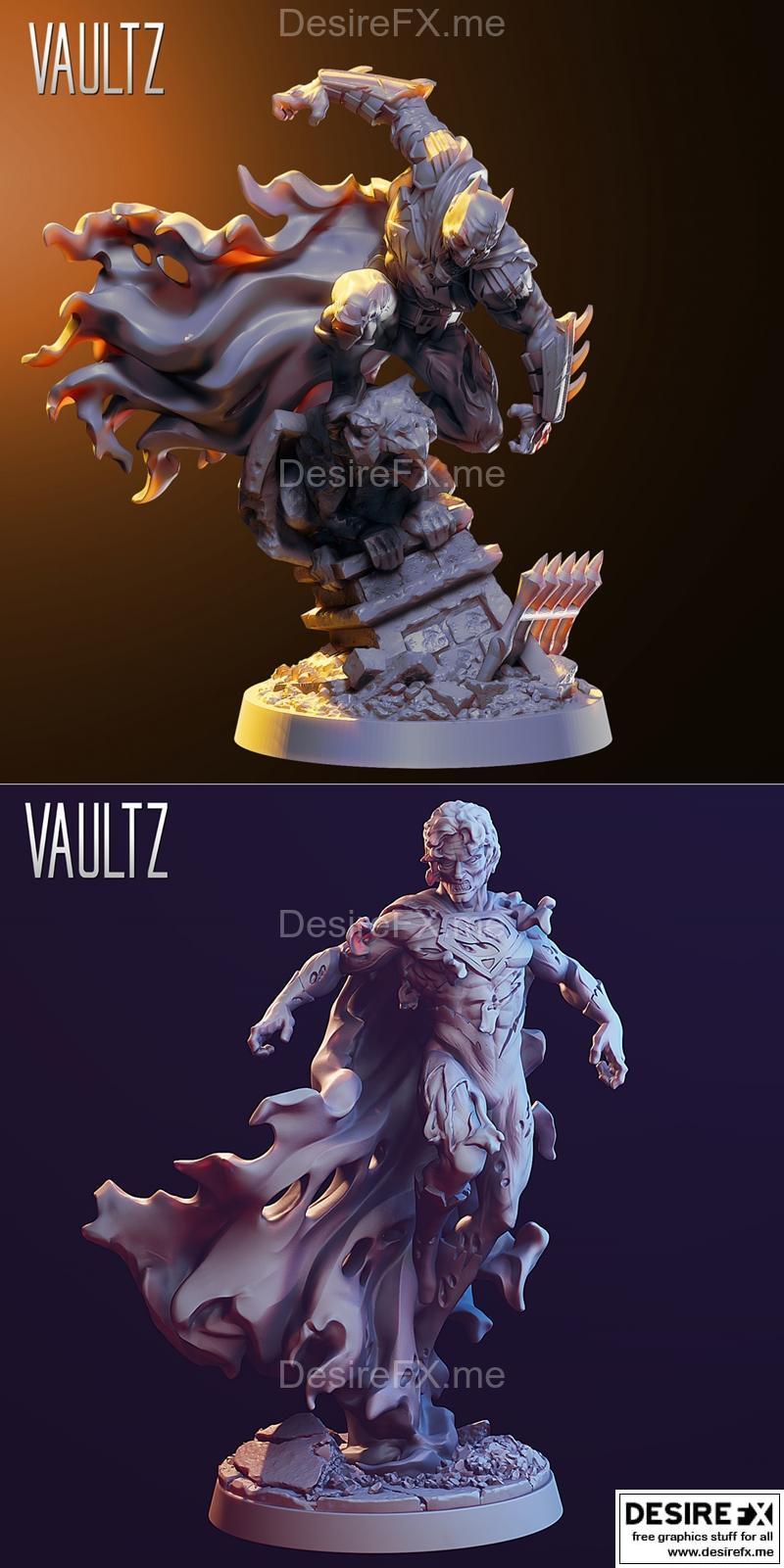 Desire FX 3d models | Superman Zombie and Batman Zombie – 3D Print ...